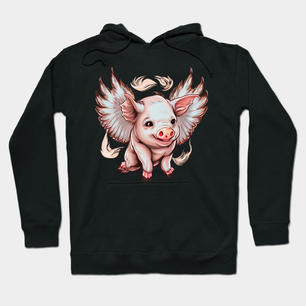 When Pigs Fly: Inspired Design Hoodie by Life2LiveDesign